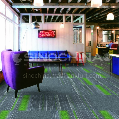 50*50cm PP+bitumen Office Carpet 30V31W